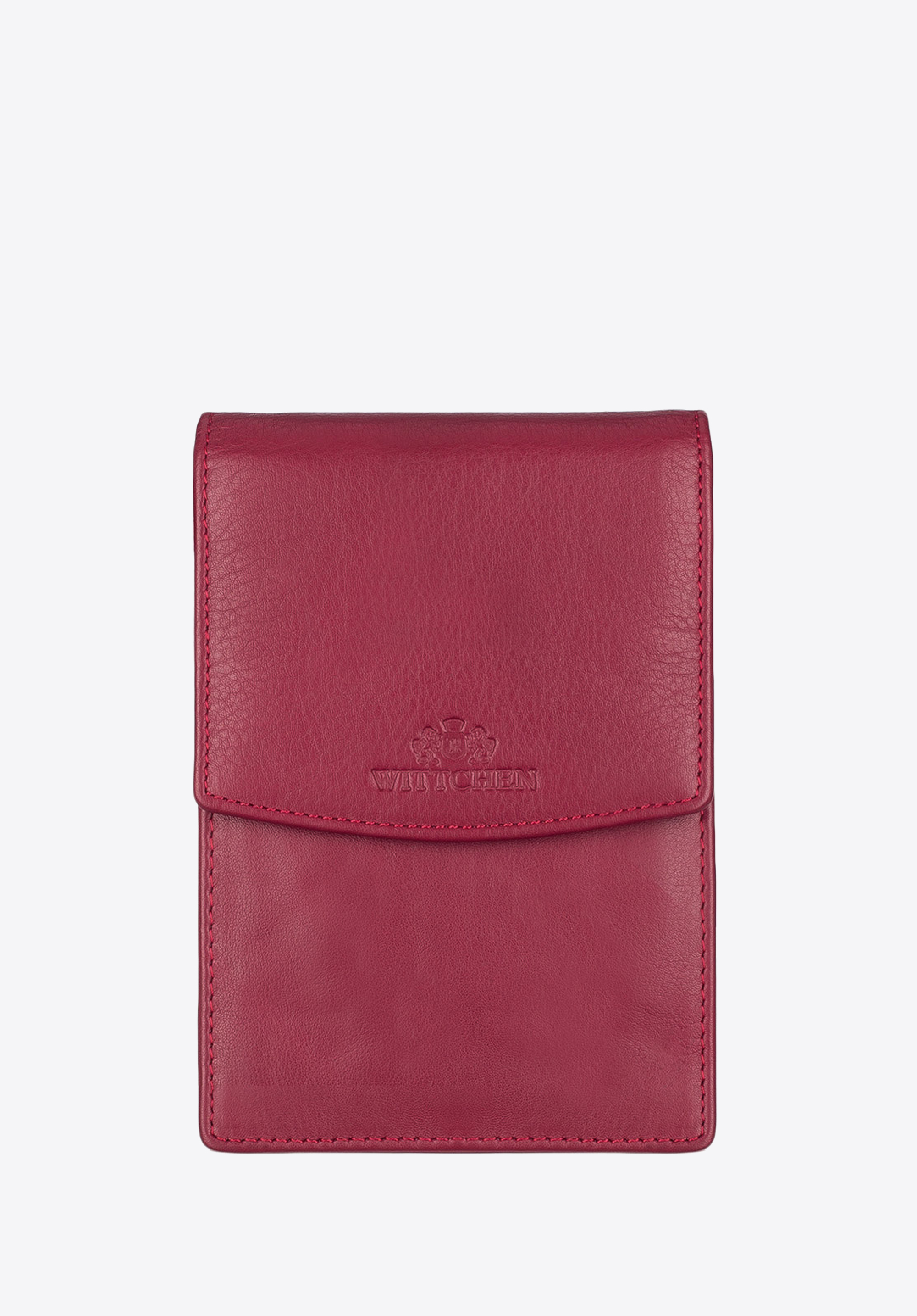 Damska torebka mini z klapką, czerwony, 14-3-100-3, Zdjęcie 1