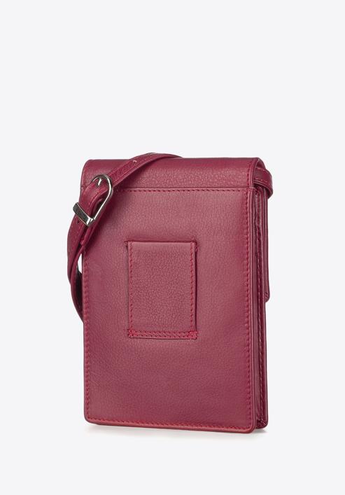 Damska torebka mini z klapką, czerwony, 14-3-100-L, Zdjęcie 6