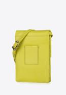 Damska torebka mini z klapką, limonkowy, 14-3-100-L, Zdjęcie 6
