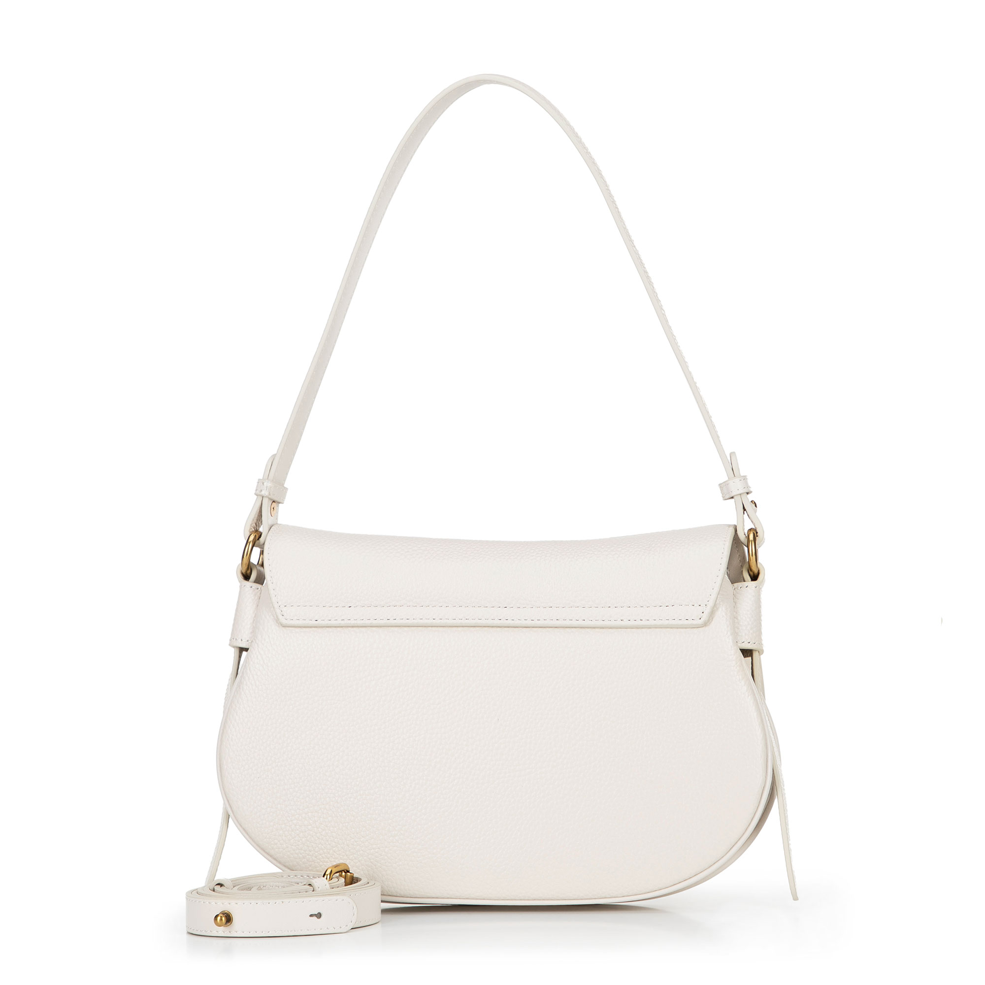 Krémová dámska crossbody kabelka Wittchen z prírodnej kože, Vyberte variant krémová