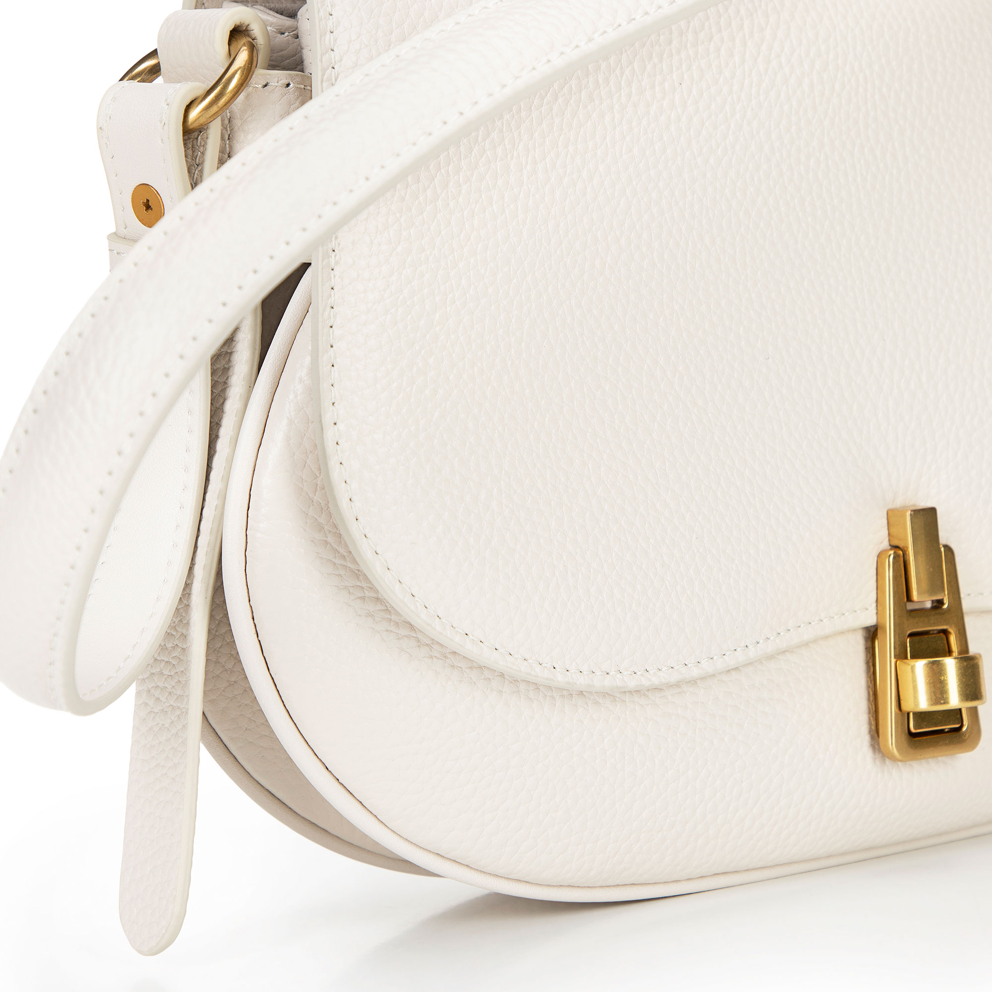 Krémová dámska crossbody kabelka Wittchen z prírodnej kože, Vyberte variant krémová