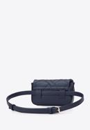 Women's quilted waist bag, navy blue, 95-3Y-517-7, Photo 2