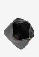Damska torebka nerka skórzana prostokątna, czarny, 92-4E-655-1C, Zdjęcie 3