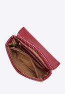 Women's faux leather croc print waist bag, red, 95-3Y-533-4, Photo 3
