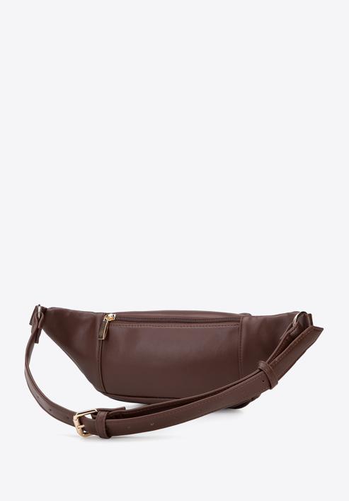 Women's waist bag, brown, 95-3Y-058-V, Photo 2