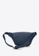 Quilted faux leather waist bag, navy blue, 95-2Y-510-7, Photo 2