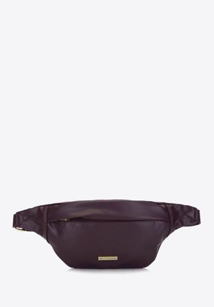 Faux leather waist bag, violet, 93-4Y-903-F, Photo 1
