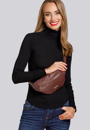Faux leather waist bag, brown, 93-4Y-903-5, Photo 1