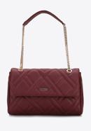Women's quilted flap bag, red, 95-4Y-516-3, Photo 2