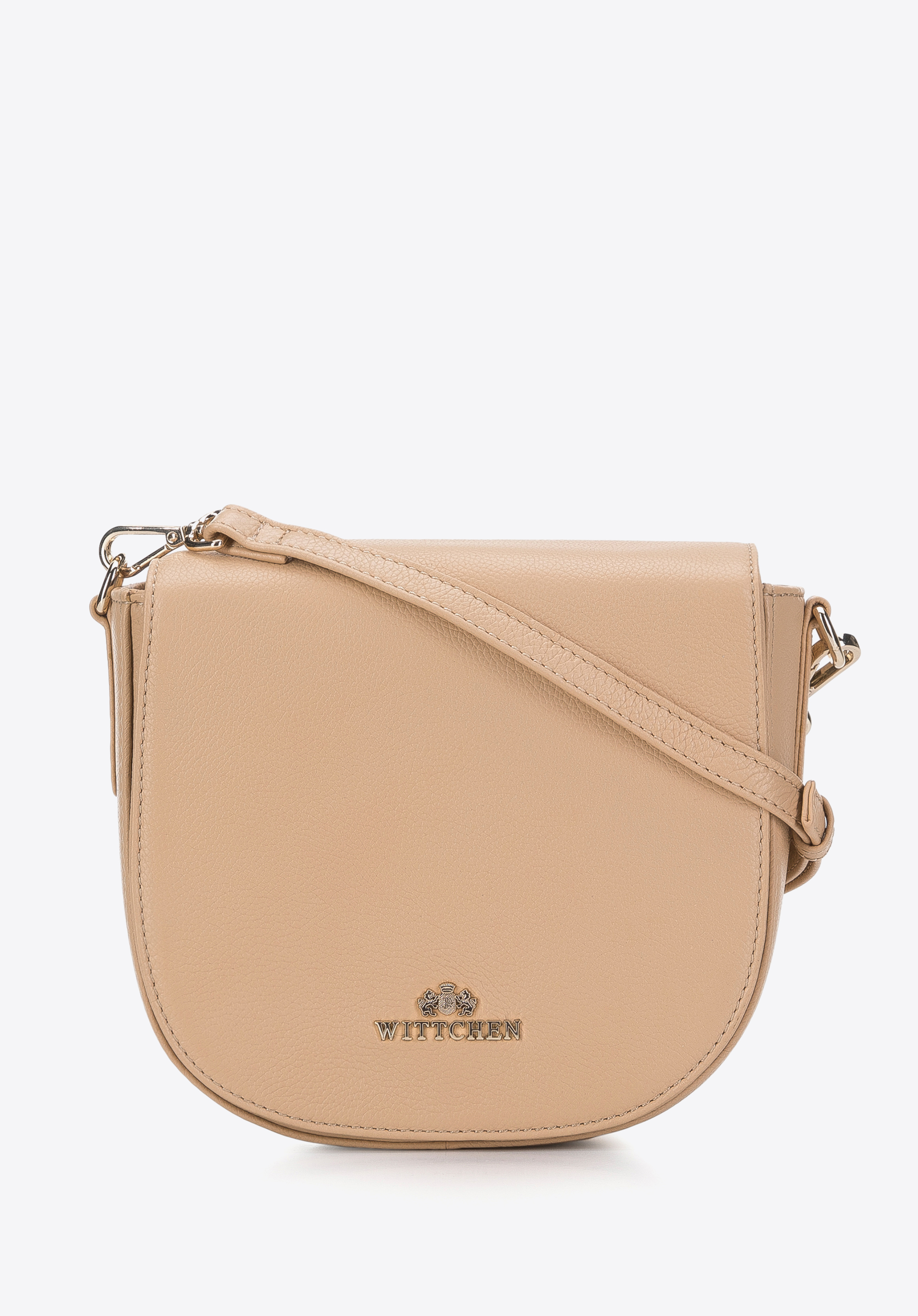 Damska torebka saddle bag skórzana prosta