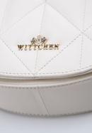 Women's quilted leather saddle bag, cream, 97-4E-012-P, Photo 4