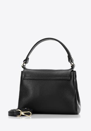 Small leather tote bag, black, 98-4E-621-1, Photo 1