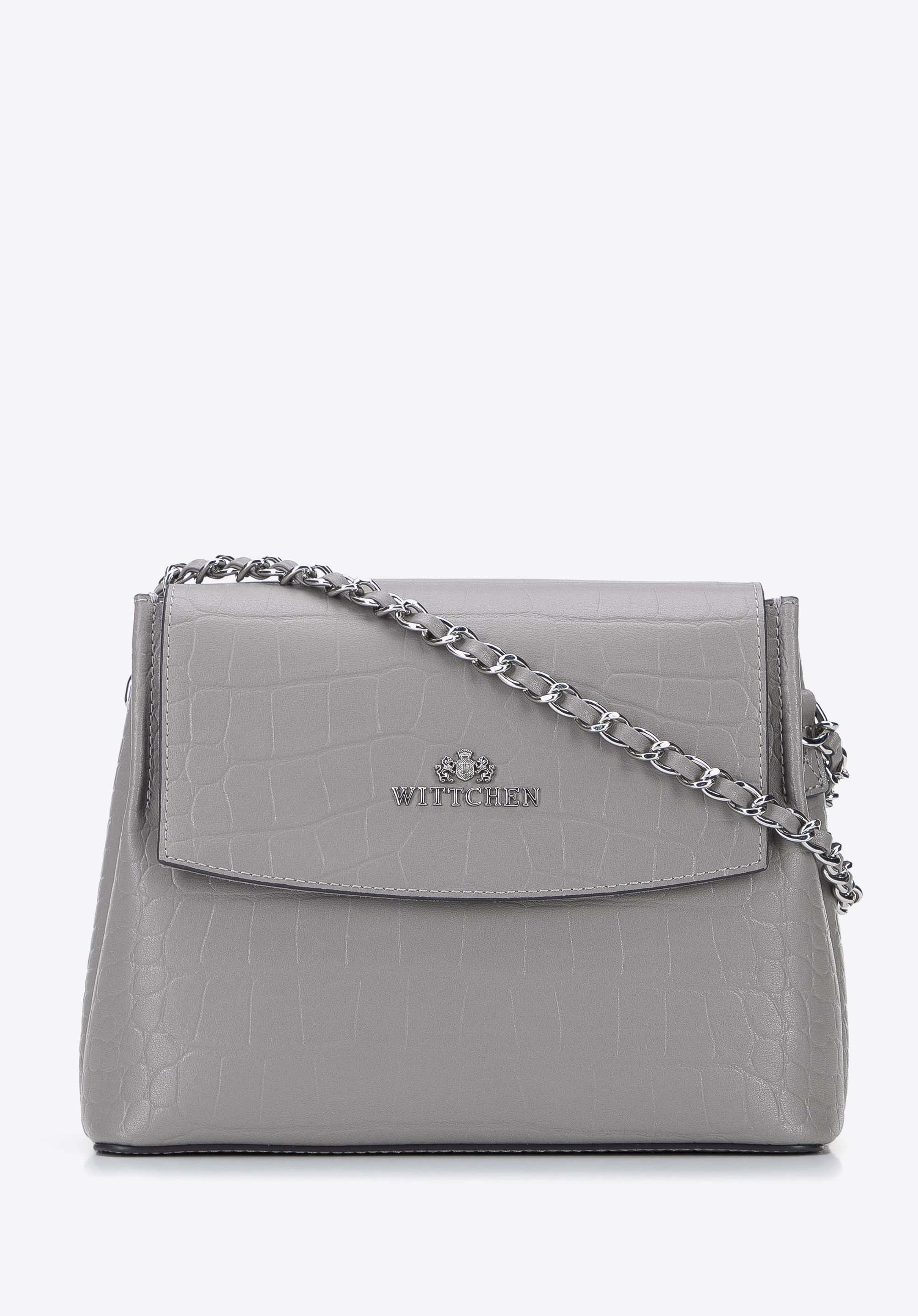 Women's leather chain shoulder strap handbag I WITTCHEN