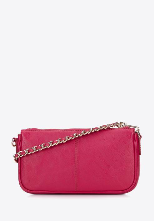Leather multi-pouch cross body bag, pink, 29-4E-011-11, Photo 2