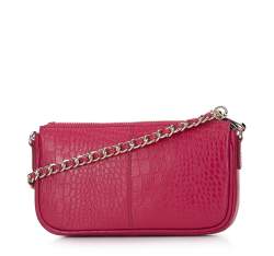 Leather multi-pouch cross body bag, pink-gold, 29-4E-011-33, Photo 1