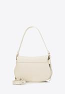 Women's leather crossbody bag, cream, 98-4E-215-1, Photo 2