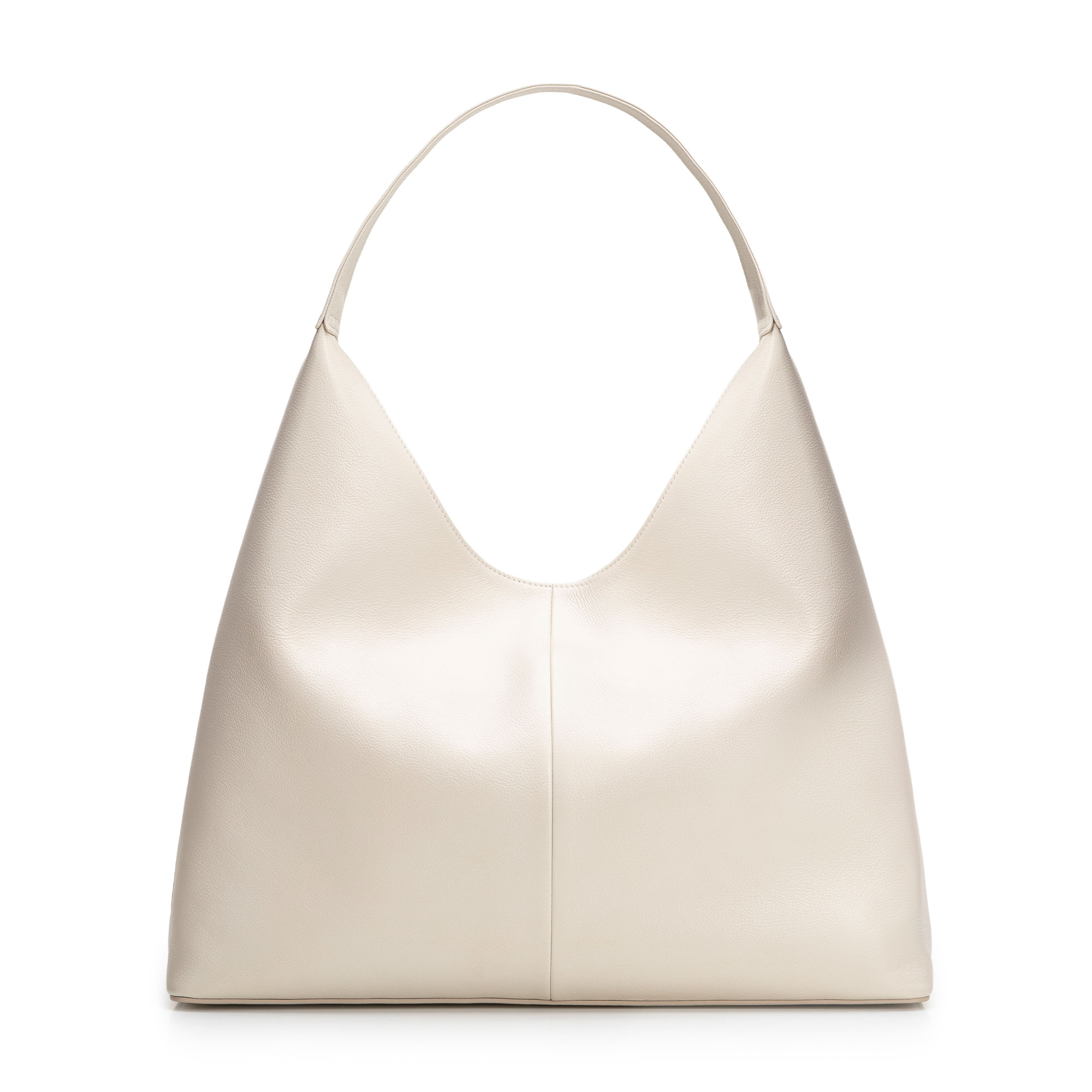 Krémová dámska shopper kabelka Wittchen z imitácie kože s elegantným vzhľadom, Vyberte variant krémová