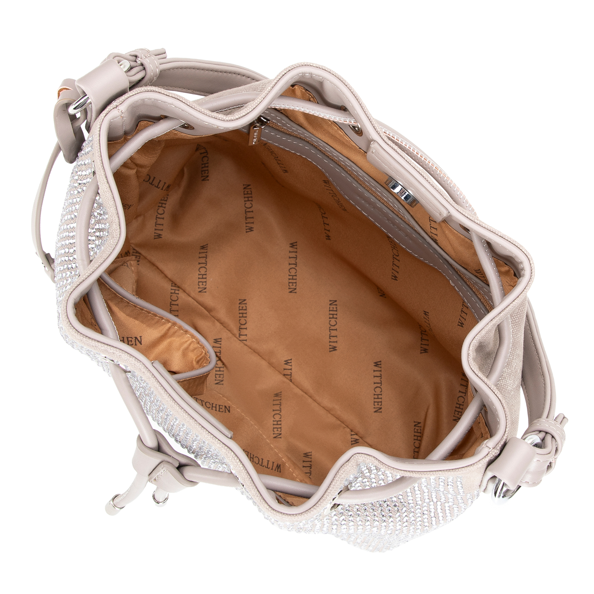 Svetlosivá dámska crossbody kabelka Wittchen, Vyberte variant svetlo šedá
