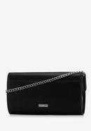 Women's decorative buckle clutch bag on chain, black, 98-4Y-026-1, Photo 2