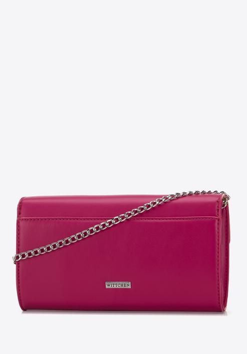 Women's decorative buckle clutch bag on chain, pink, 98-4Y-026-0, Photo 2