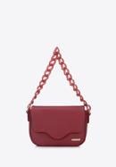 Small handbag with chain detail, red, 95-4Y-408-3, Photo 2