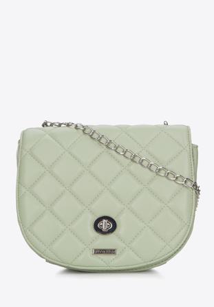 Women's quilted flap bag