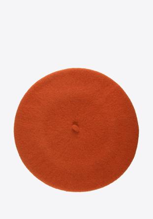 Women's beret, brick red, 91-HF-101-6, Photo 1