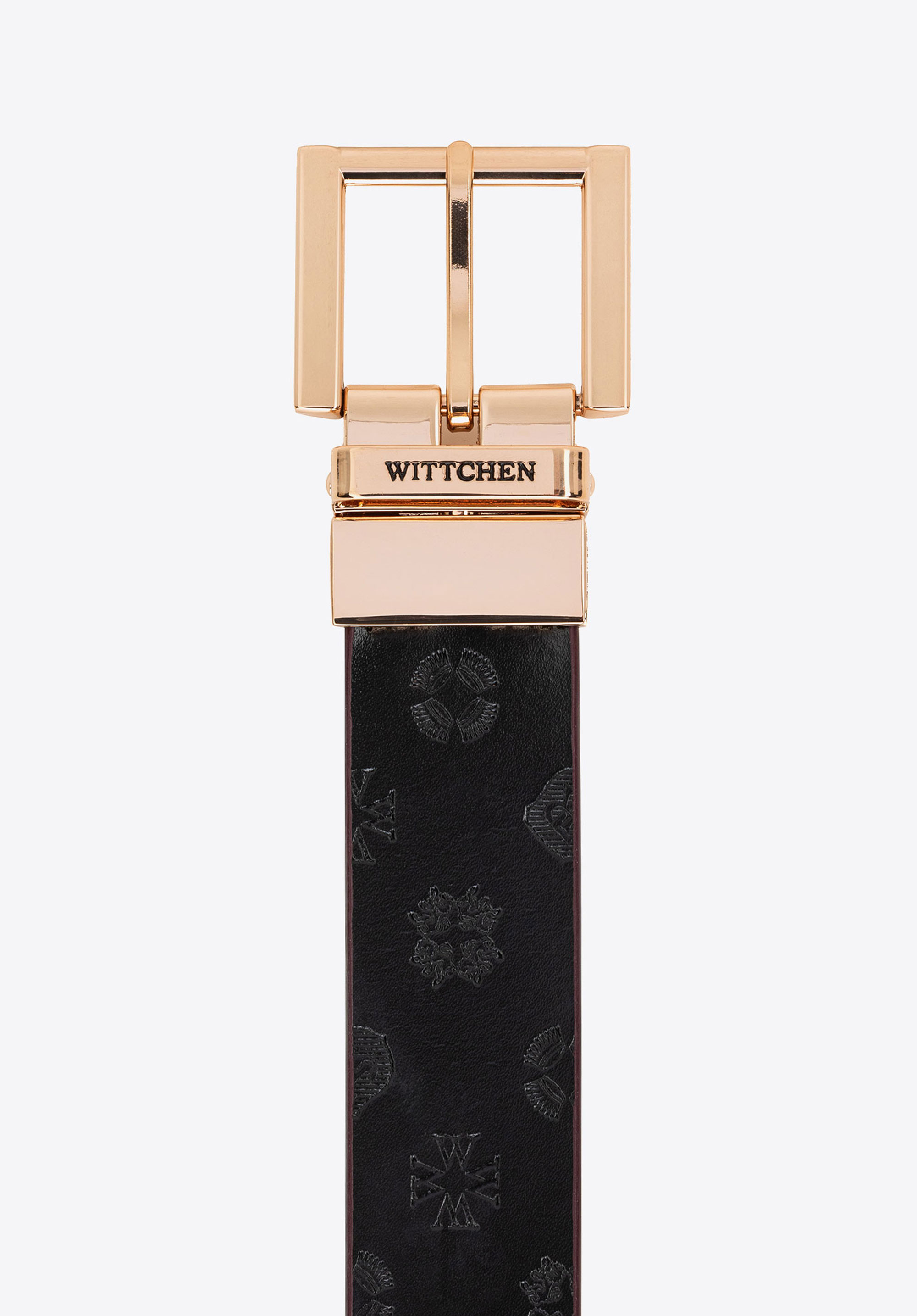 Belt, black-burgundy, 29-8D-002-13-2XL, Photo 1