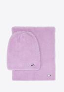 Women's soft knit winter set, light violet, 97-SF-005-9, Photo 1