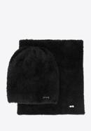 Women's soft knit winter set, black, 97-SF-005-VP, Photo 1