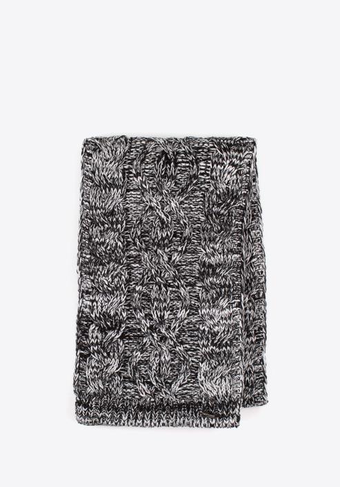 Women's winter cable knit set, black-white, 97-SF-001-Z, Photo 3