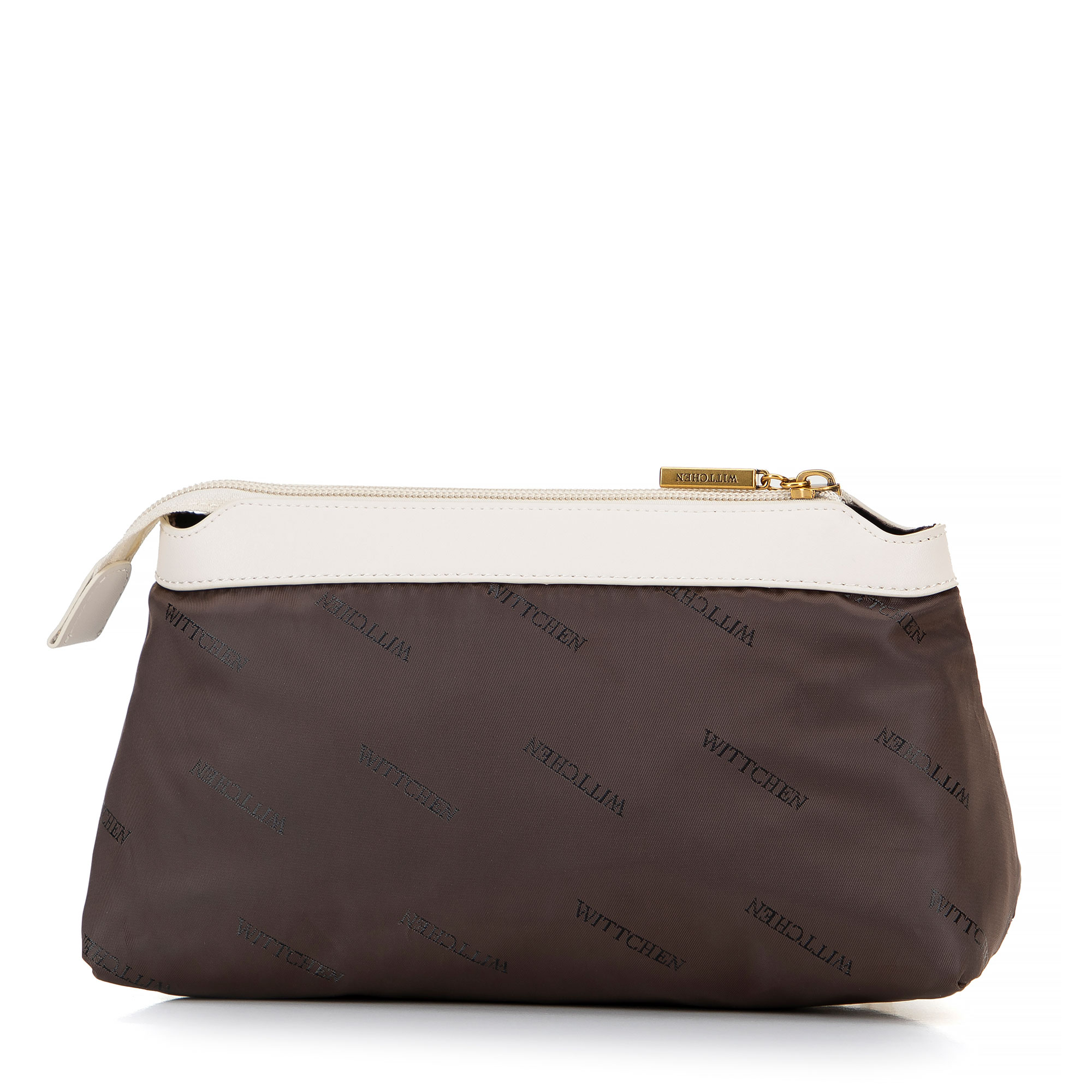 Krémová kožená shopper kabelka s vnútornou taštičkou 100-4E-219-0, Vyberte variant krémová