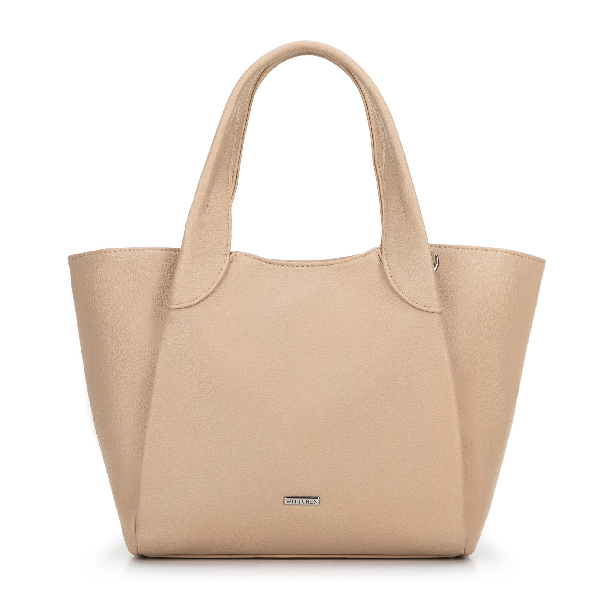 Dámsky kufrík z ekokože béžový 100-4Y-437-9