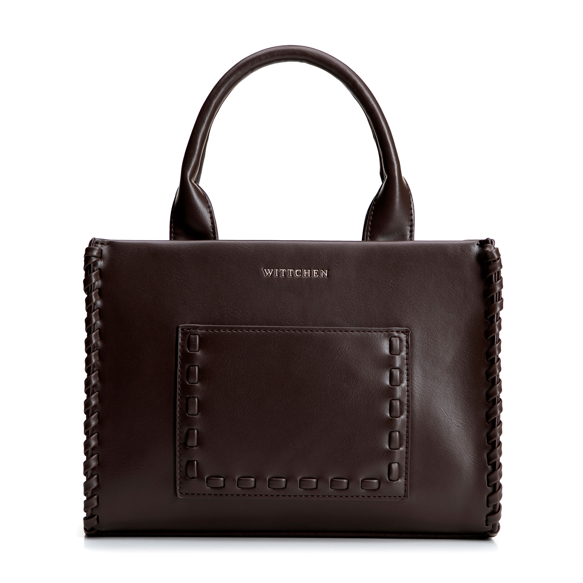 Malý dámsky kufrík s dekoratívnym prepletom