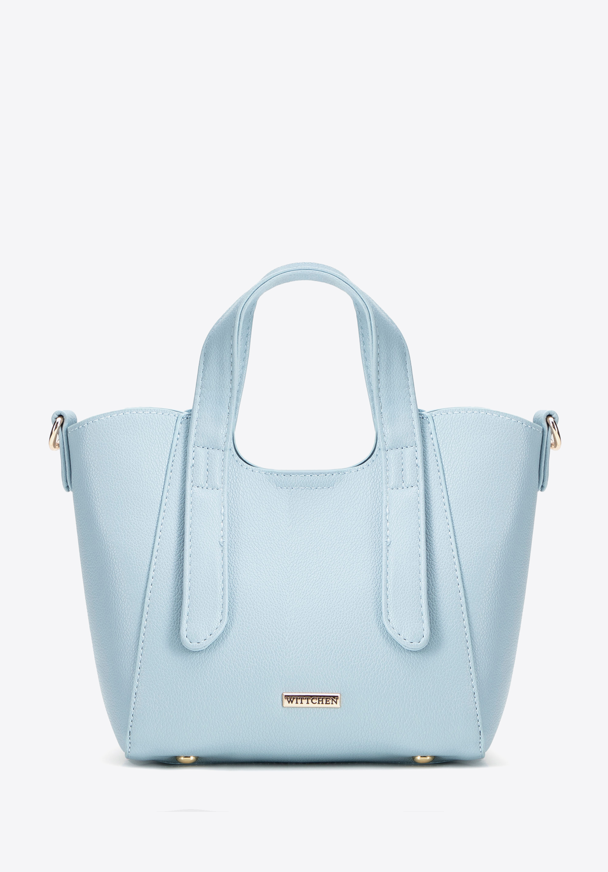 WITTCHEN Damski kuferek z wyjmowaną saszetką mini niebieski