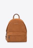 Leather mini backpack, brown, 95-4E-661-11, Photo 1