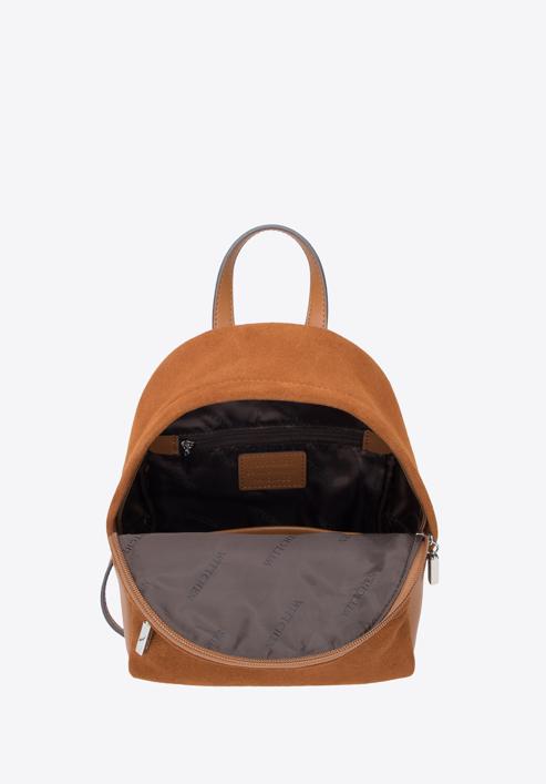 Leather mini backpack, brown, 95-4E-661-11, Photo 3