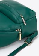 Leather mini backpack, green, 95-4E-661-11, Photo 4