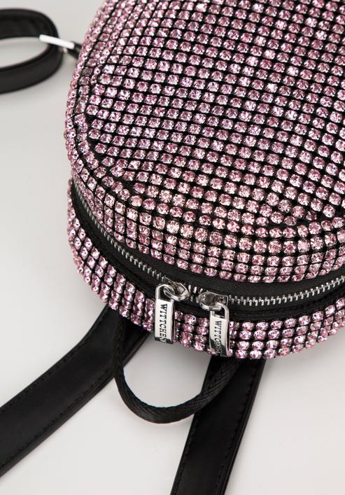 Rhinestone mini backpack purse, pink, 98-4Y-022-1, Photo 4
