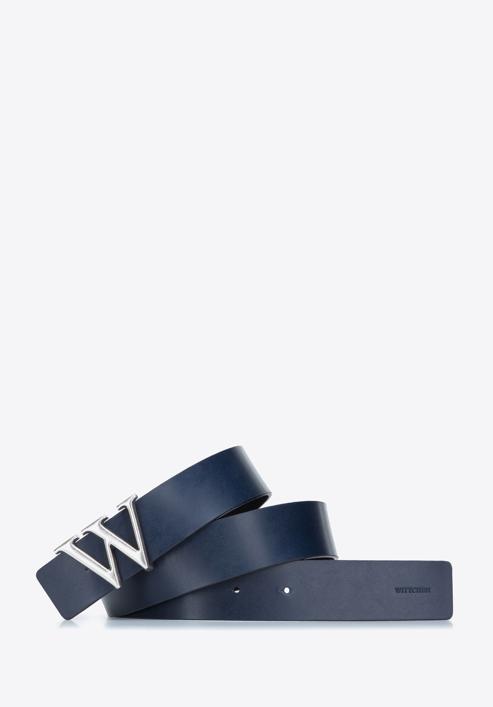Belt, black-navy blue, 93-8D-206-1-XL, Photo 3