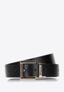Women's reversible leather belt, black-brown, 96-8D-802-9-S, Photo 2