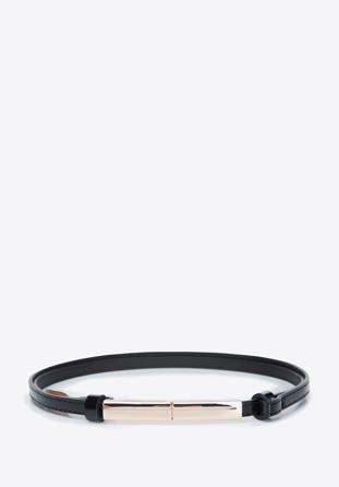 Women's faux leather belt, black, 93-8P-001-1, Photo 1