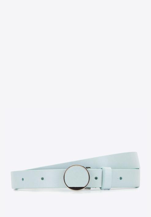 Women's slimline leather belt, mint, 92-8D-306-1-XL, Photo 1