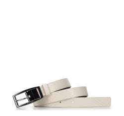 Belt, brown-cream, 94-8D-907-9-M, Photo 1