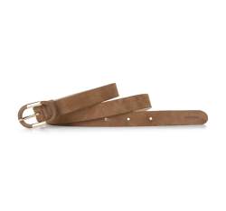 Skinny leather belt, brown, 92-8D-305-5Z-S, Photo 1