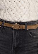 Skinny leather belt, brown, 92-8D-305-5Z-L, Photo 11