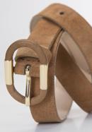 Skinny leather belt, brown, 92-8D-305-5Z-L, Photo 3
