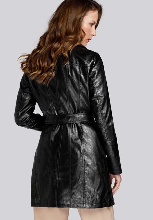 Women's coat, black, 93-9P-107-1-S, Photo 4