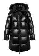 Damski płaszcz pikowany oversizowy, czarny, 97-9D-403-Z-S, Zdjęcie 30