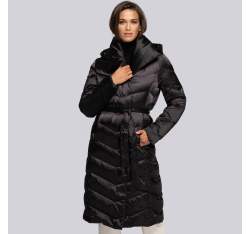 Women's hooded down coat, black, 93-9D-407-1-3XL, Photo 1